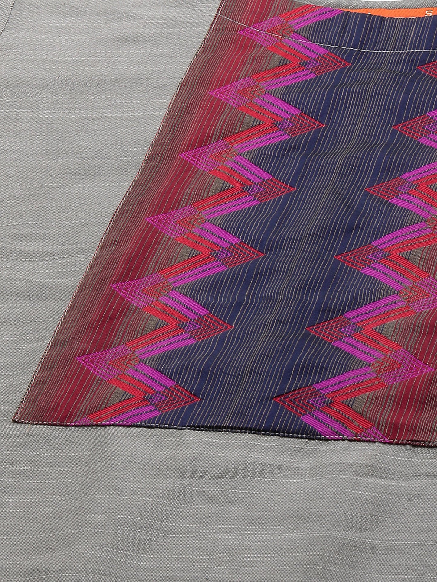 Indo Era Grey Solid Straight Kurta Palazzo With Dupatta Set