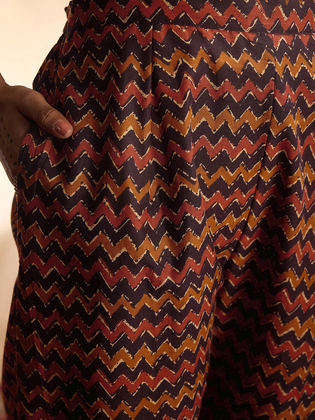 Indo Era Blue Printed Straight Kurta Trousers With Dupatta set