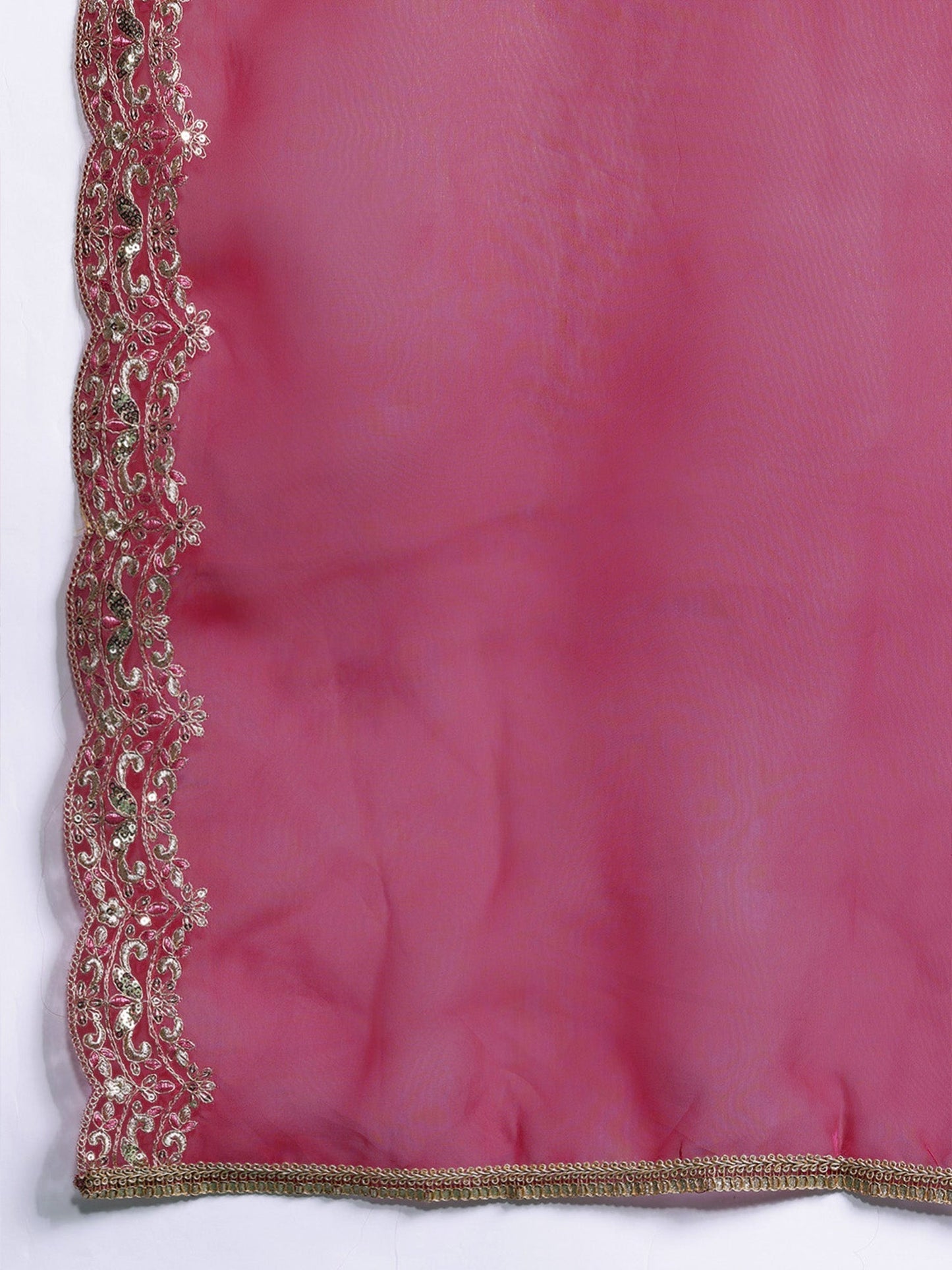 Indo Era Burgundy Embroidered Straight Kurta Trousers With Dupatta set