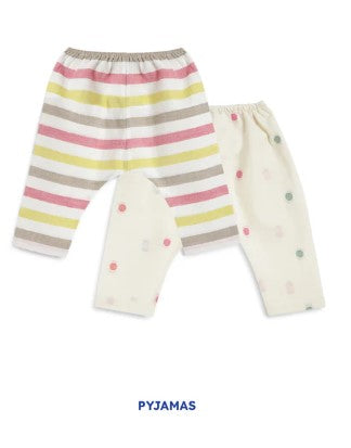 Pretty Polka Jhabla Set-Cream