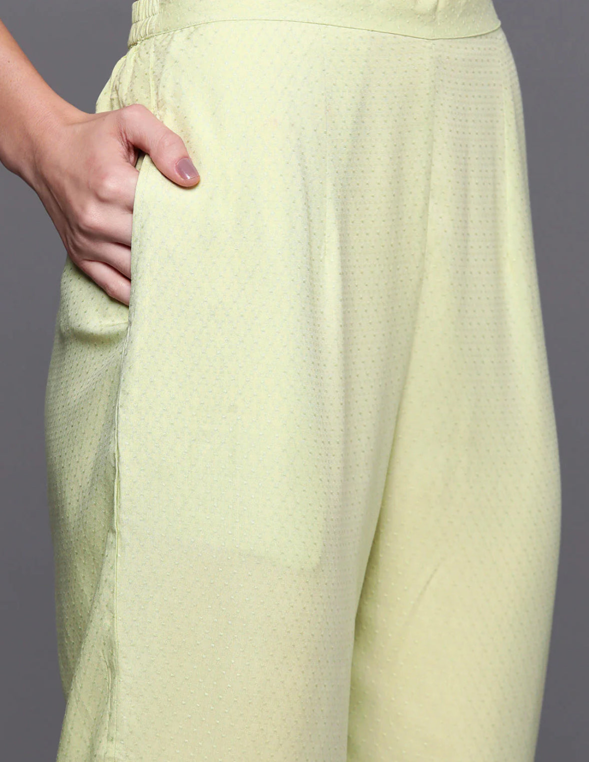 Sea Green Embroidered Regular Mirror Work Kurta with Trousers & With Dupatta