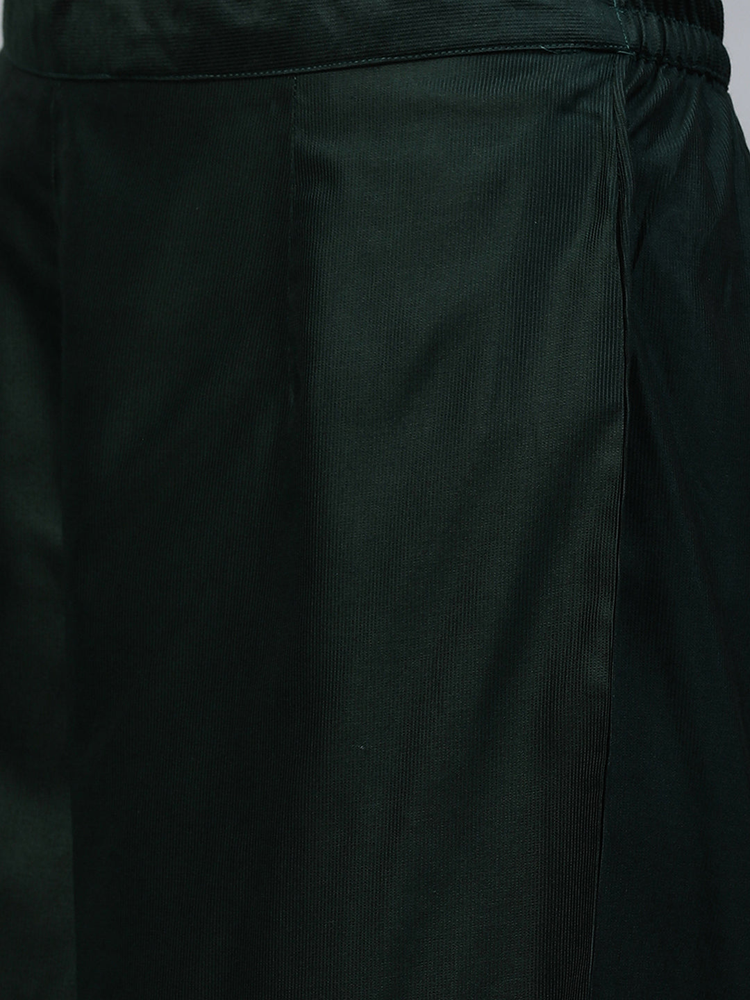 Indo Era Green Solid Straight Kurta Palazzo with Dupatta Sets