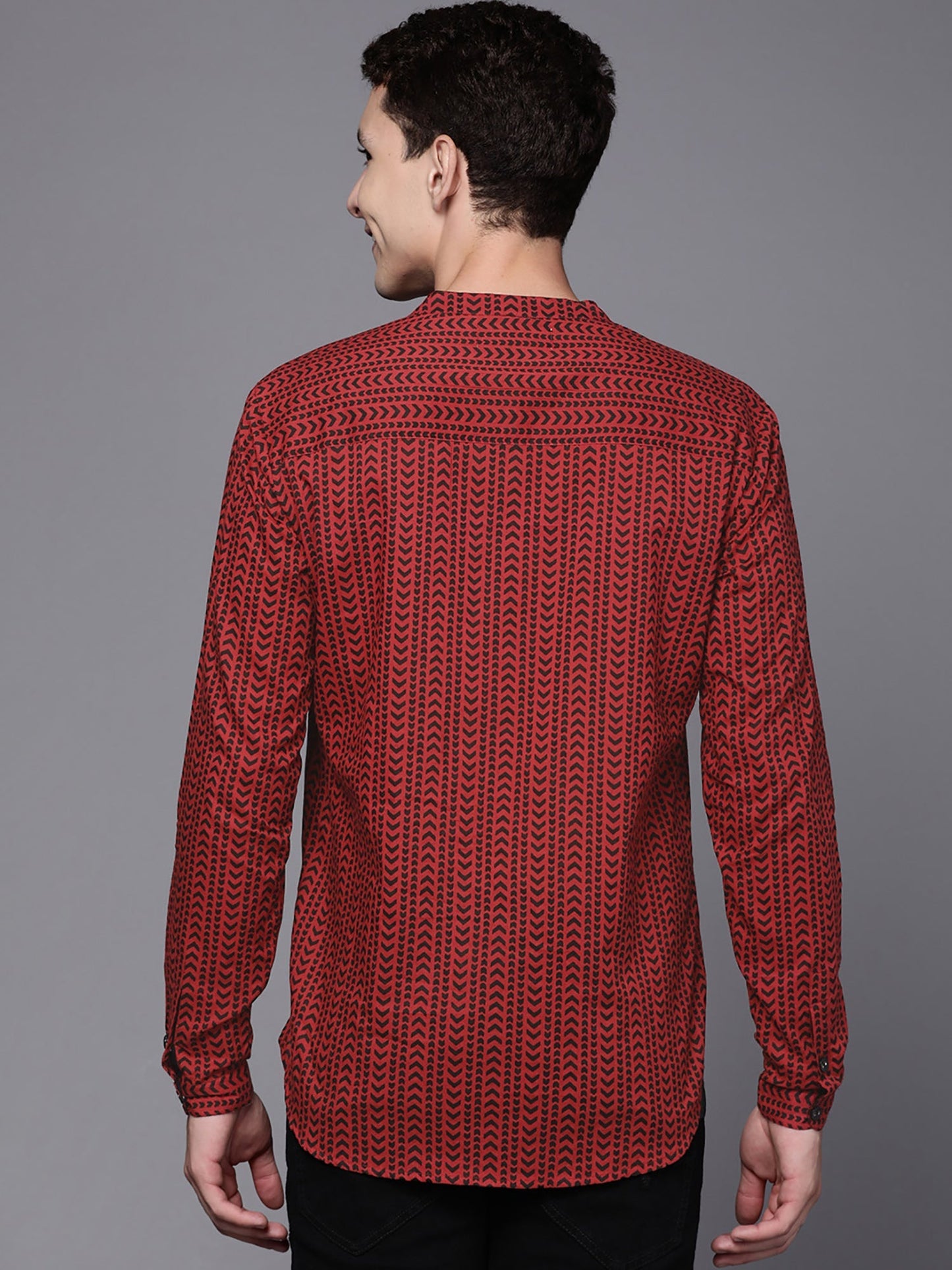 Maroon Polka Dots Cotton Straight Kurtas