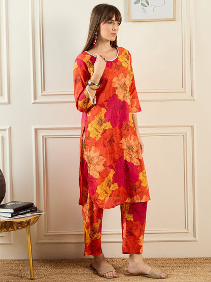Multi Printed Smart Casual Co-Ords Set