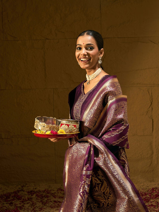 Burgundy Embroidered Straight Kurta Trousers With Dupatta set